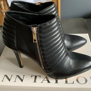 Ann Taylor Livia Side Zip Shootie